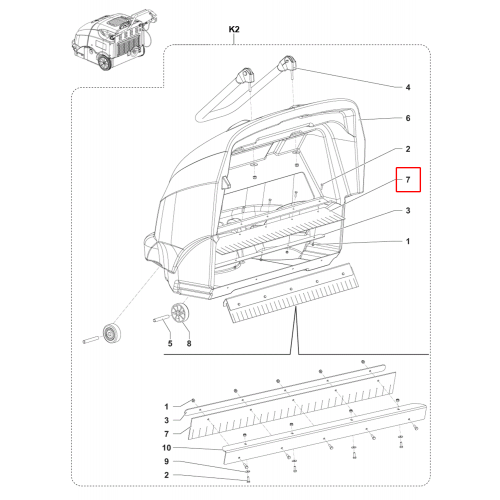 SW 900 Etek Atık Konteyner Kiti