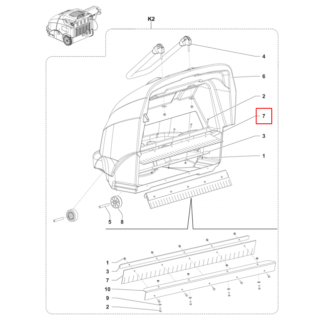 SW 900 Etek Atık Konteyner Kiti