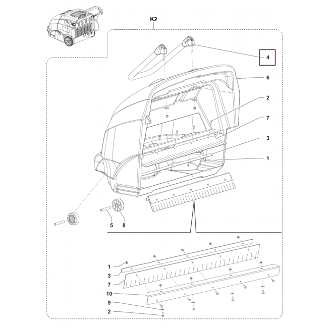 SW 900 Atık Konteyner Kol Kiti