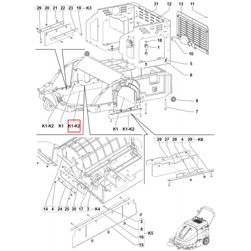 SW 900 İşaretsiz Etek Kiti