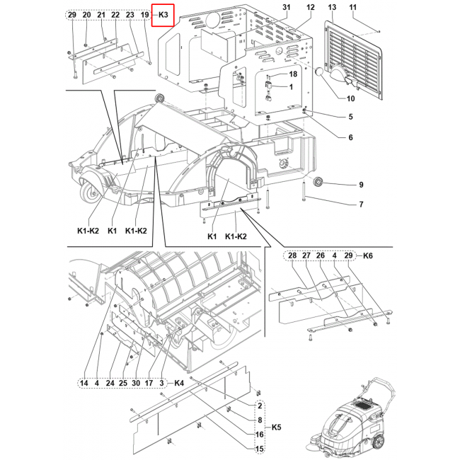 SW 900 Etek Geri Dönüşüm Kiti