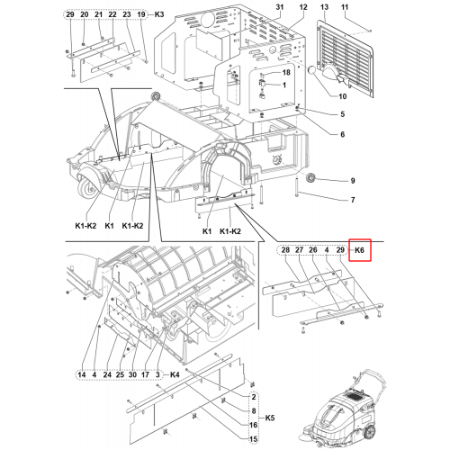 SW 900 Sol Yan Etek Kiti