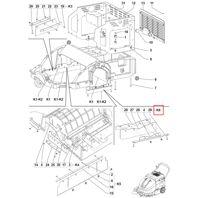 SW 900 Etek Sol Yan Kit