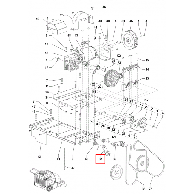 SW 900 Gergi Kemeri Plastik Kit