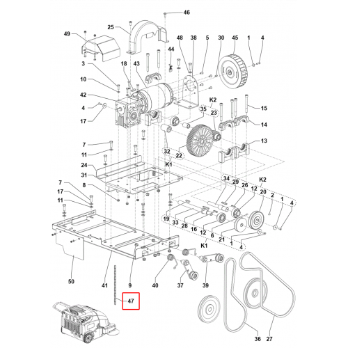 SW 900 Zincir Zemin Kiti