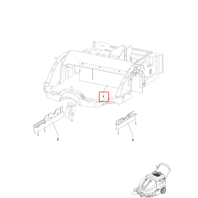 SW 900 Merkezi Arka Etek Kit