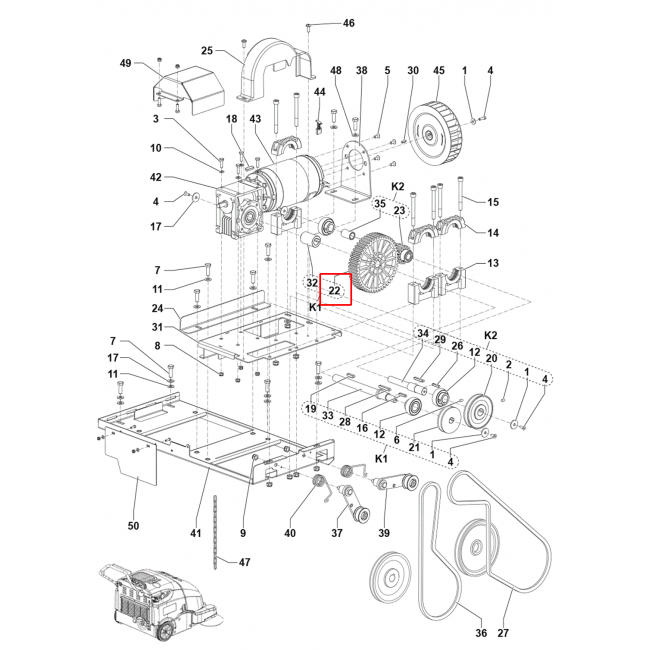 SW 900 Düz Dişli Plastik 150P 50T Sıp