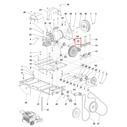 SW 900 Düz Dişli Plastik 42P 14T Sıp