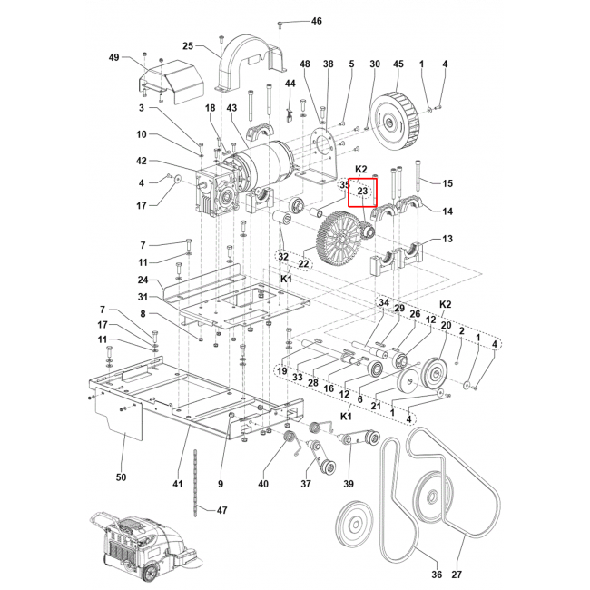 SW 900 Düz Dişli Plastik 42P 14T Sıp