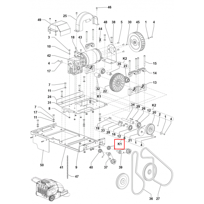 SW 900 Şaft Sürüş Kiti