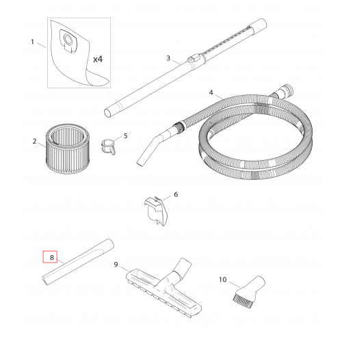 VL200 Inox Aralık Başlığı D32