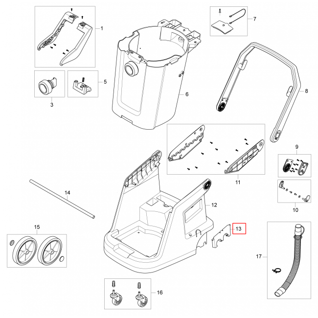 VL500-55 Tüp Tutucu F. Arabası