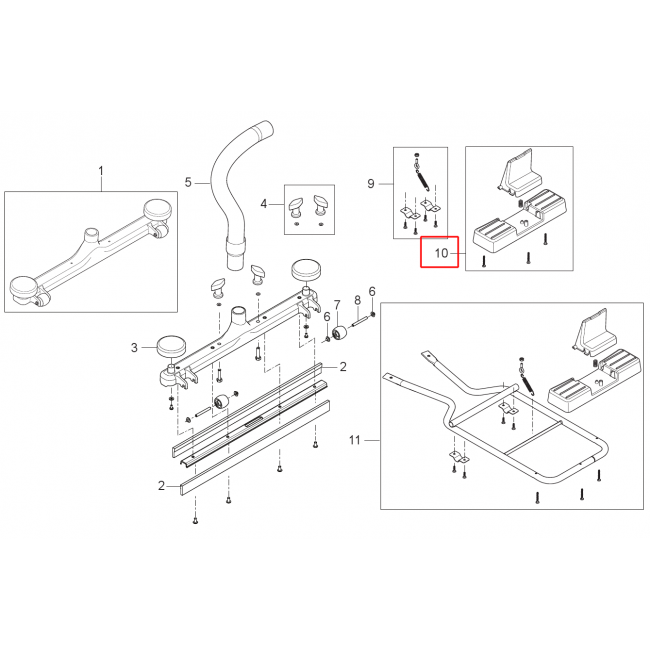 VL500-55 Çeyrek Gri İçin Pedal