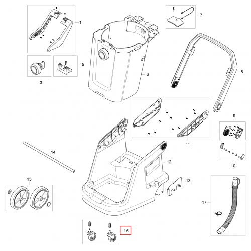 VL500 55 Tekerlek Bağlantısı Arabası 2-P