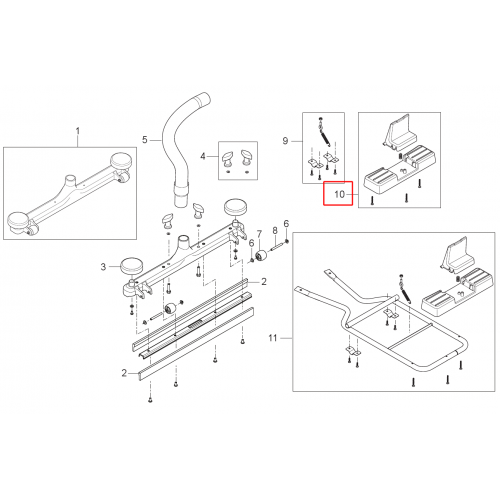 VL500-75 Çekçek İçin Pedal Gri