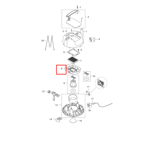 VP300 Motor Kapak Kiti