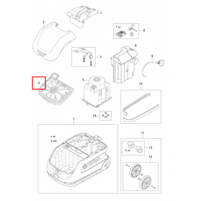 Nilfisk VP 600 Battery Çuval Filtre Temel
