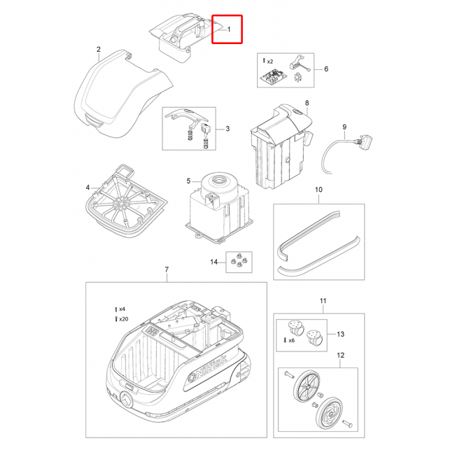 VP 600 Battery Kulp Kiti