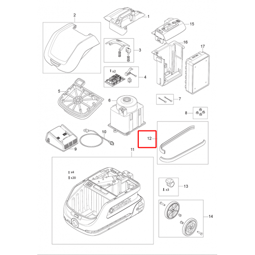 VP 600 Battery Tampon Kiti