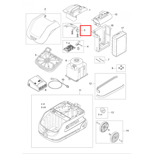 VP 600 Battery Düğme Kiti