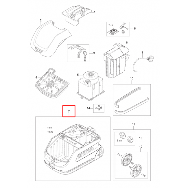 VP 600 Hepa Plastik Kit
