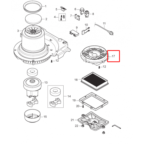 VP 930 Filtre Tutucu