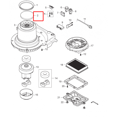 VP 930 Motor Filtre