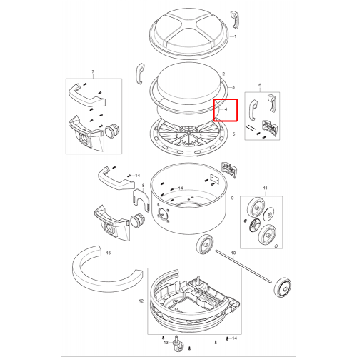 Nilfisk VP 930 Filtre 5 Adet