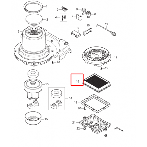 Nilfisk VP 930 Hepa Filtre
