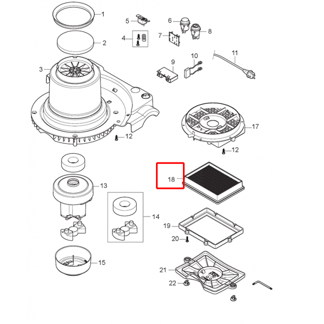 Nilfisk VP 930 Hepa Filtre