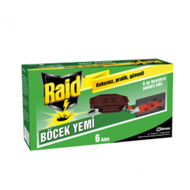 Raid Böcek Yemi 6lı Raid Böcek Yemi 6lı