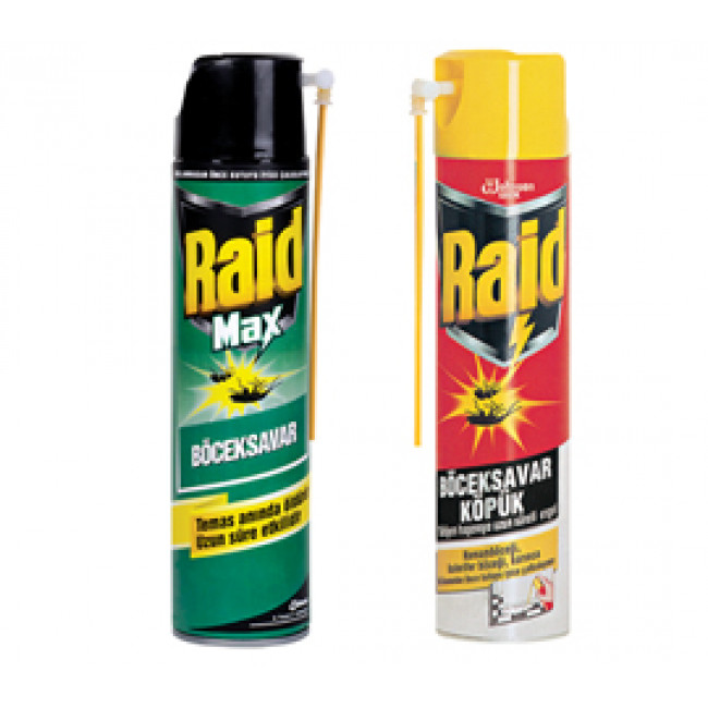Raid Böceksavar Sprey 400ml Raid Böceksavar Sprey 400ml