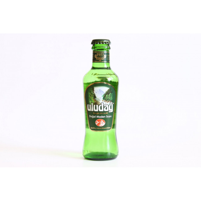 Uludağ Maden Suyu Sodası Cam Şişe 200ml Uludağ Maden Suyu Sodası Cam Şişe 200ml