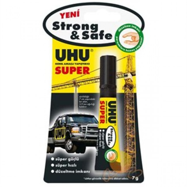 Uhu Super Strong&Safe Yapıştırıcı 7gr