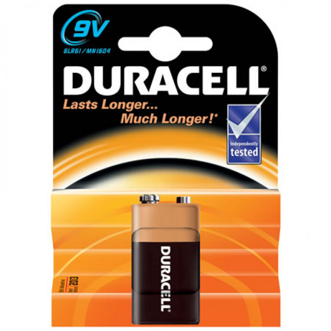 Duracell 9 Volt Pil Tekli Duracell 9 Volt Pil Tekli
