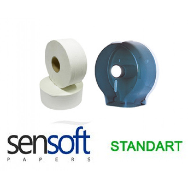 Sensoft Jumbo Tuvalet Kağıdı Standart 3,5kg 12li