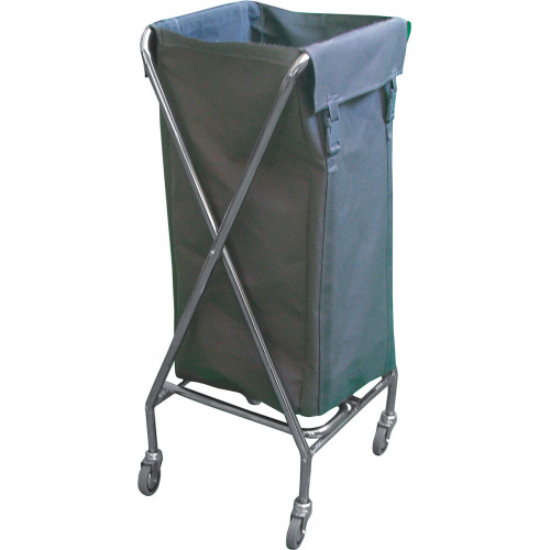 Çöp / Çamaşır Toplama Arabası 100LT (Krom) Kod: ÇT262MK