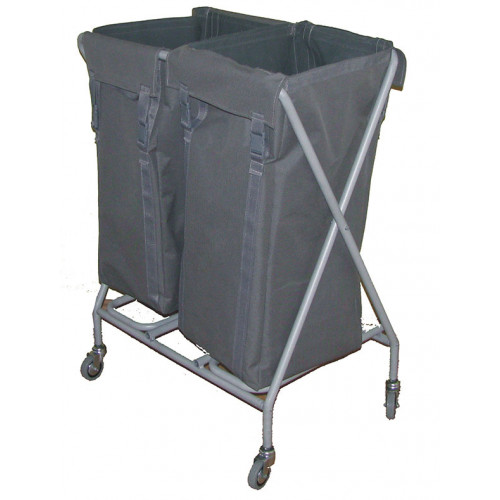 Çöp / Çamaşır Toplama Arabası 2x100LT (Boyalı) Kod: ÇT265MB