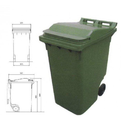 Plastik Çöp Konteyneri 360lt