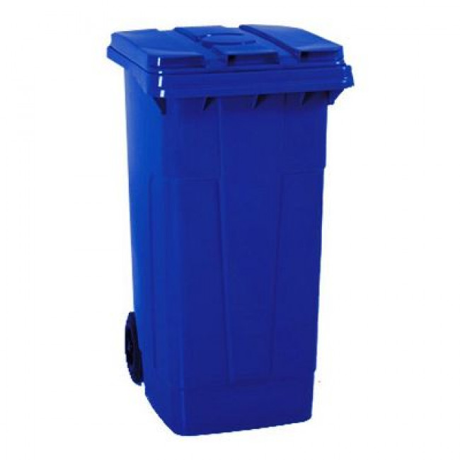Plastik Çöp Konteyneri 240lt Mavi