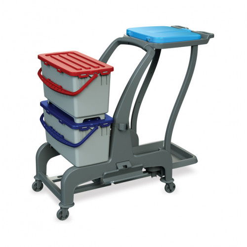 Procart Jet 730S Sızdırmaz Kovalı Çöp Toplamalı Temizlik Arabası